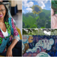 Left: Keyatta Mincey-Parker; Right: Photos from the Sip of Paradise Garden